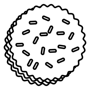 tatlı ve lezzetli kurabiye