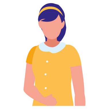 güzel ve genç kadın karakter