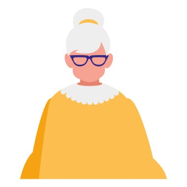 sevimli büyükanne avatar karakter