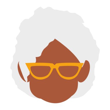 sevimli Büyükanne siyah baş karakter