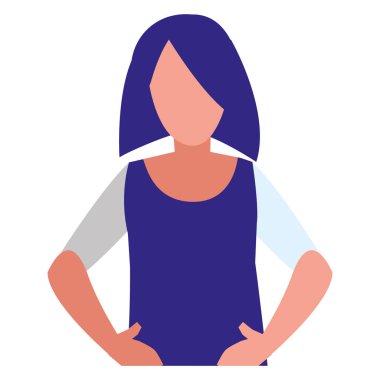 güzel ve genç kadın karakter