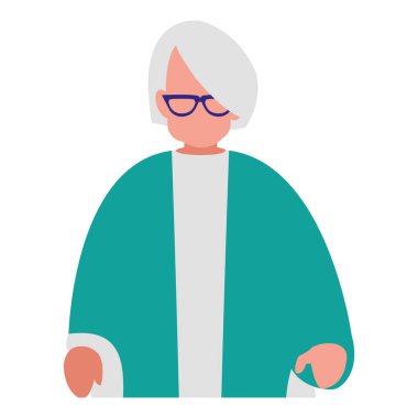 sevimli büyükanne avatar karakter