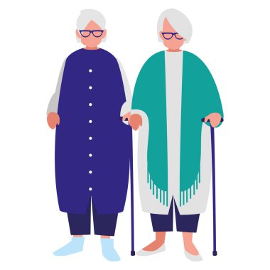 şirin Anneannelerin çift avatarlar karakter