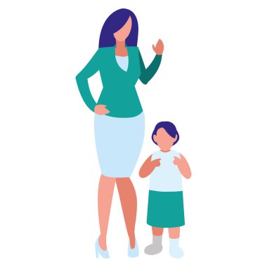 şirin Anne kızı karakterlerle