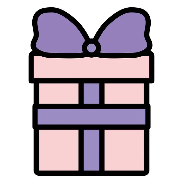 Conception de boîte cadeau — Image vectorielle