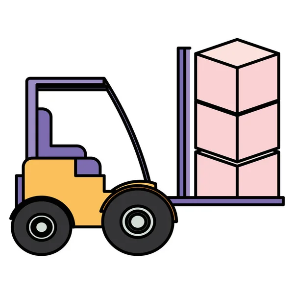 Lift truck icon — Stock Vector