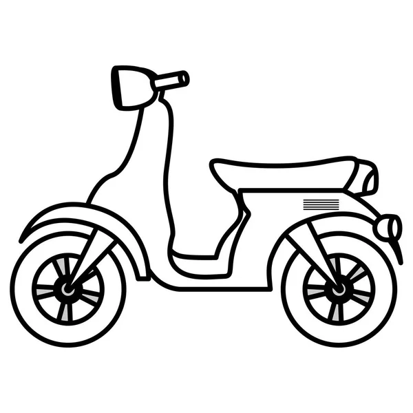 Motorcycle icon image — Stock Vector