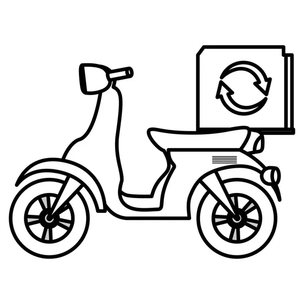 Motosiklet simge görüntüsü — Stok Vektör