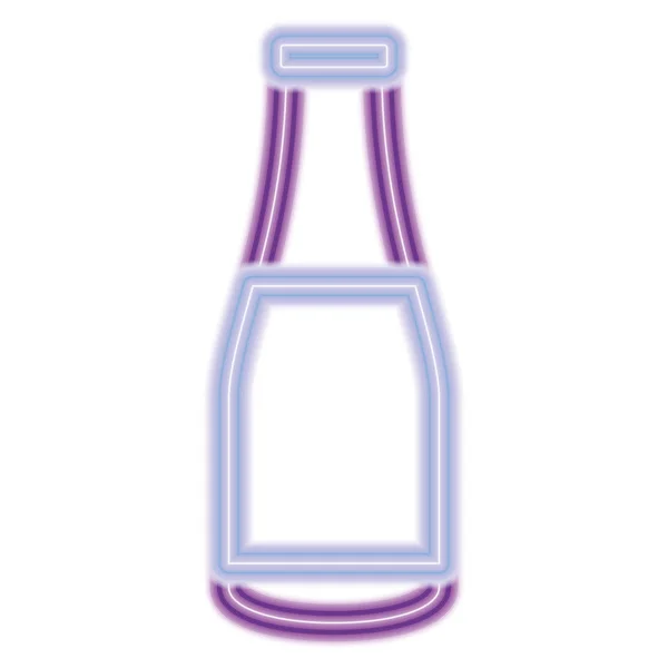 Icône bouteille image — Image vectorielle