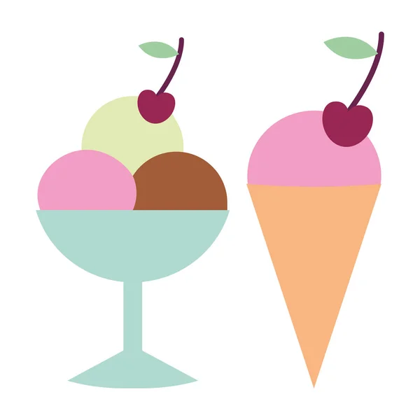 Disegno gelato — Vettoriale Stock