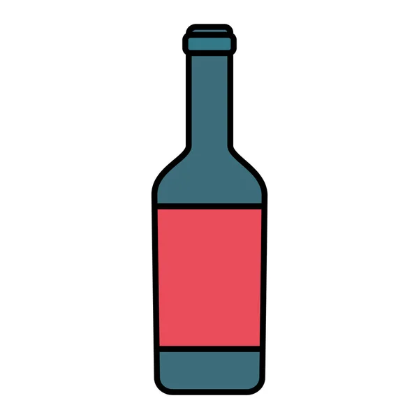 Diseño de botella de vino — Archivo Imágenes Vectoriales