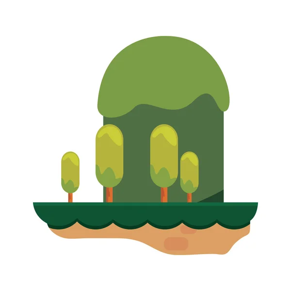 Naturaleza paisaje fondo — Vector de stock