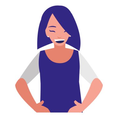 güzel ve genç kadın karakter