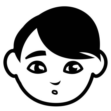 Sevimli küçük çocuk baş karakter.