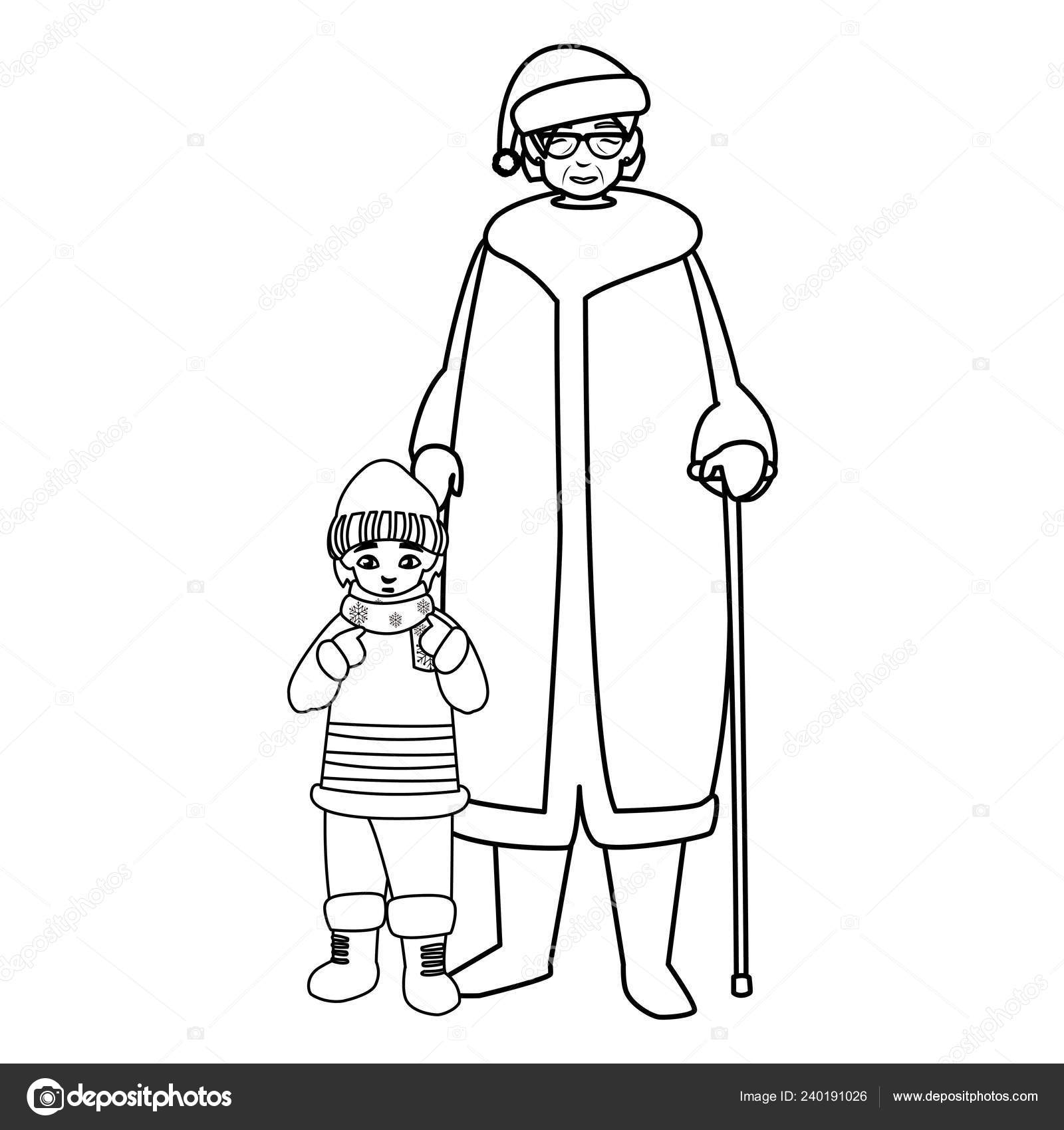 Granny Foto V Odezhde I Bez