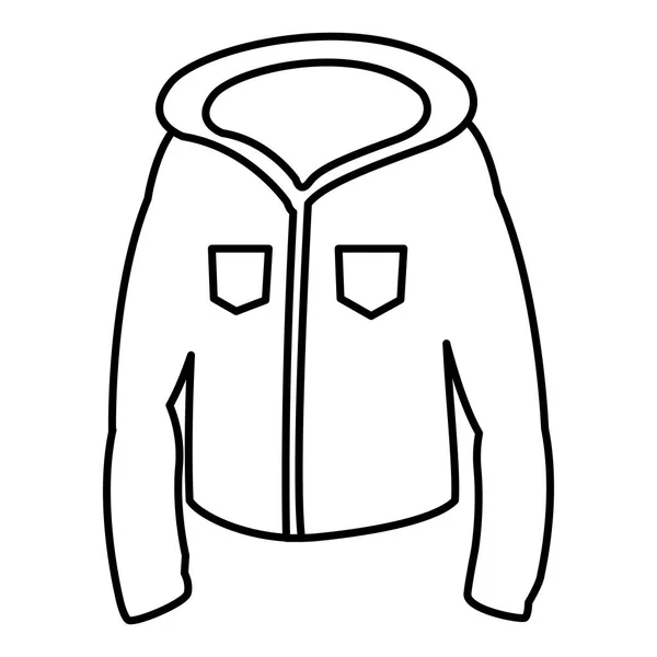 Winterjacke-Ikone — Stockvektor