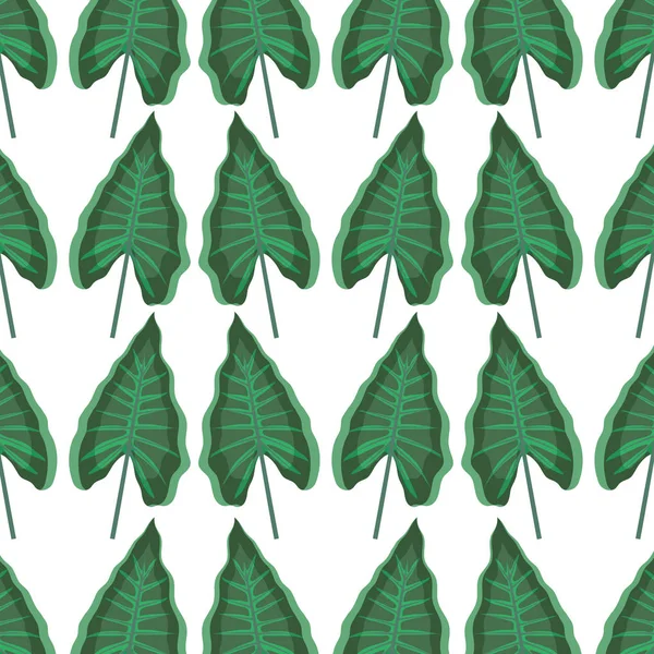 Ekologi leafs växter mönster — Stock vektor