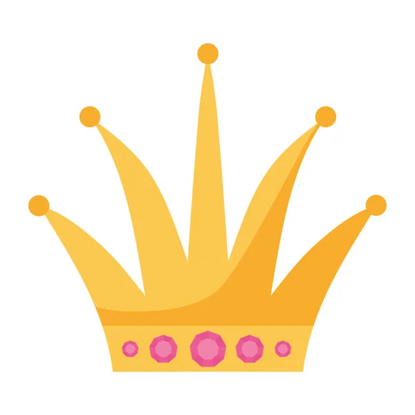 Regina corona accessorio carnevale — Vettoriale Stock