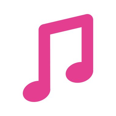 müzik Not izole simgesi