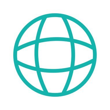 küre gezegen tarayıcı simgesi