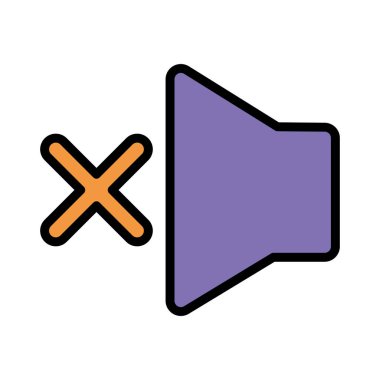 izole megafon ses simgesini