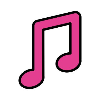 müzik Not izole simgesi