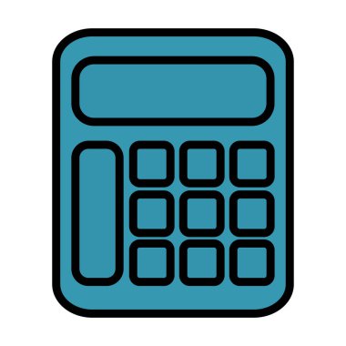 hesap makinesi matematik izole simgesi