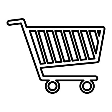 alışveriş sepeti izole simgesi
