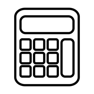 hesap makinesi matematik izole simgesi