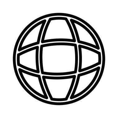 küre gezegen tarayıcı simgesi