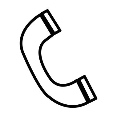 telefon hizmeti izole simgesi