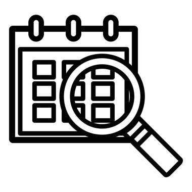 Takvim hatırlatma izole simgesini