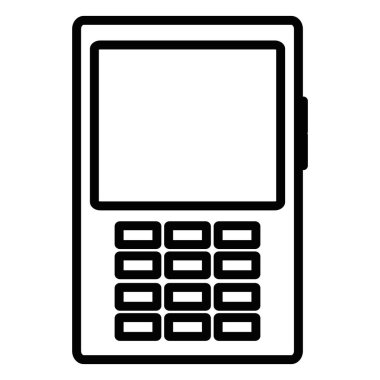 cep telefonu cihaz izole simgesi