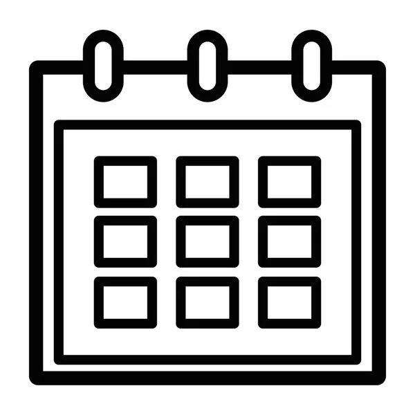 Promemoria calendario icona isolata — Vettoriale Stock