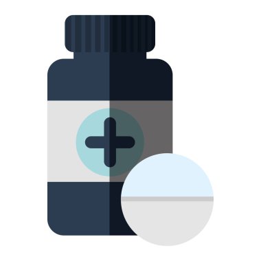 Tıp şişe plastik hap ile