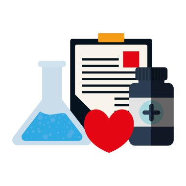 Tüp testi ile tıbbi sipariş denetim listesi