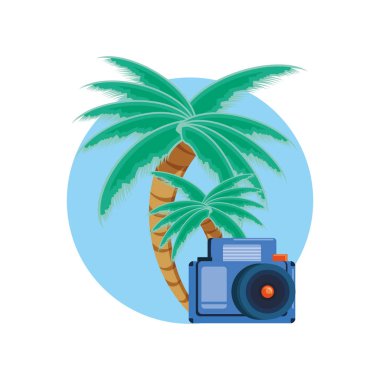 avuç içi ağaçlar fotoğraf kamera ile