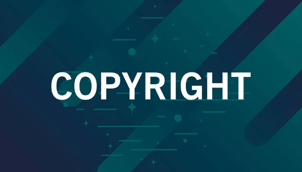 Protección de los derechos de autor — Vector de stock