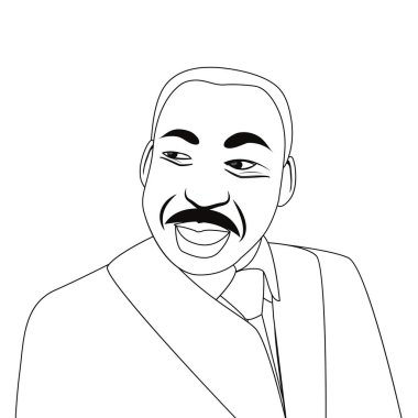 Martin luther king portre