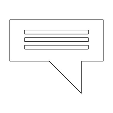 konuşma balonu iletisi