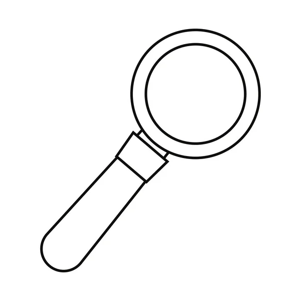 Magnifying glass search — Stock Vector