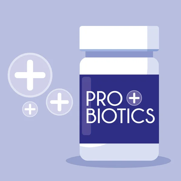 Икона пробиотиков — стоковый вектор