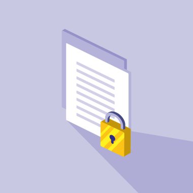 siber güvenlik belgesi ve asma kilit