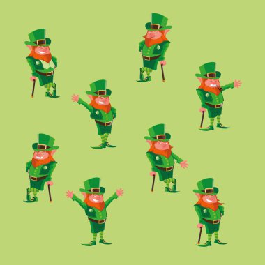 komik cüce karakter kümesi