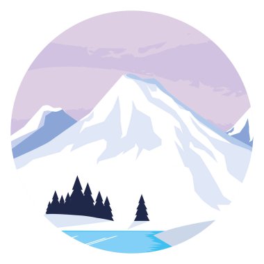 dairesel çerçeve çimen doğada