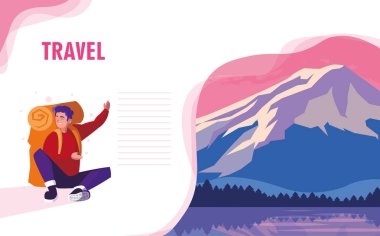 göl ve seyahat etmek ile manzara