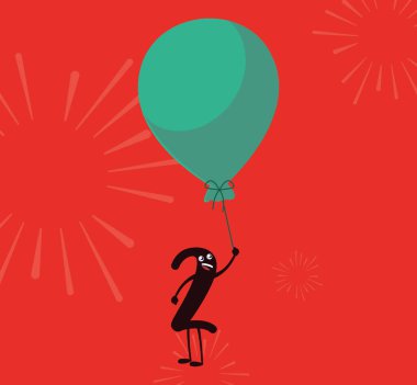 çizgi film iki numaralı tasarım