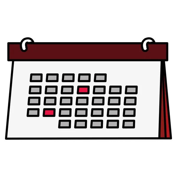 Значок планировщика календаря — стоковый вектор