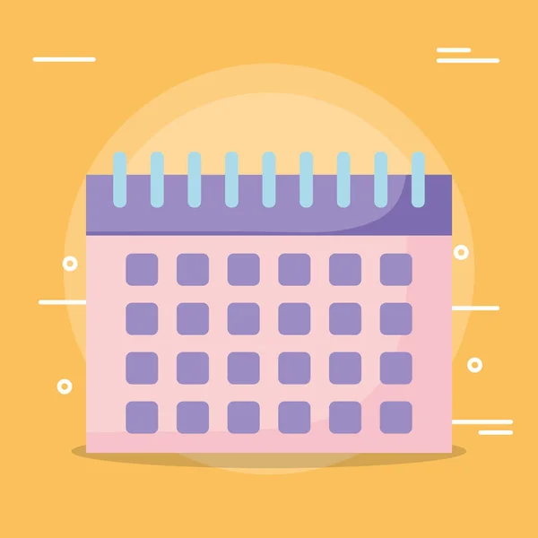 Design planejador de calendário — Vetor de Stock