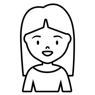 şirin ve küçük kız karakter